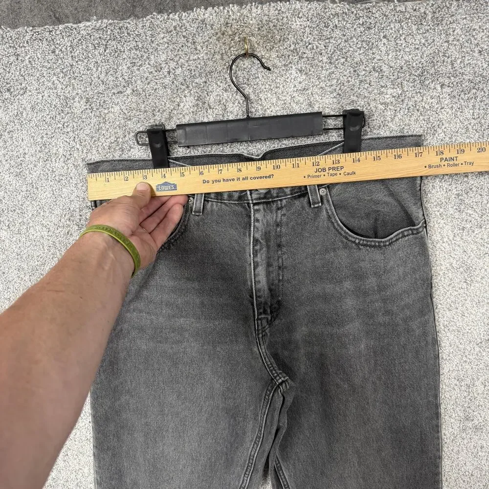 Levis 550 '92 Jeans Mens 34x32 Gray Relaxed Tapered Denim Charcoal Wash